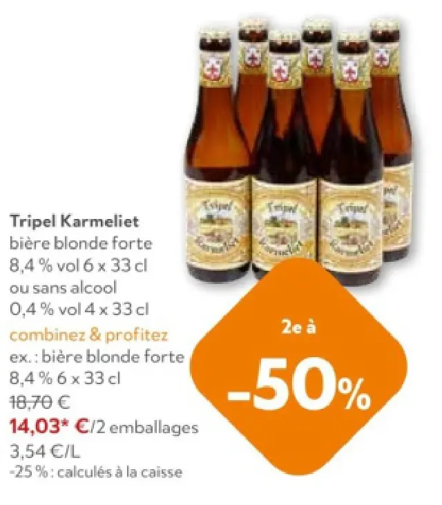 Offre: Tripel Karmeliet