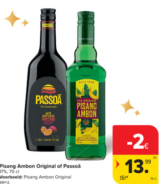 Aanbieding: Pisang Ambon Original of Passoã