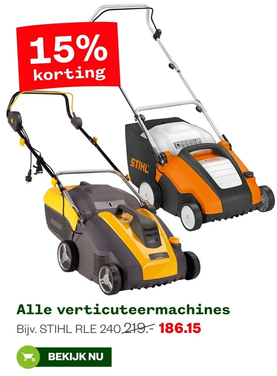 Aanbieding: Alle verticuteermachines