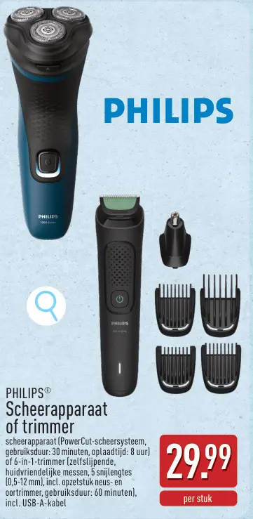 Promotie: Scheerapparaat of trimmer