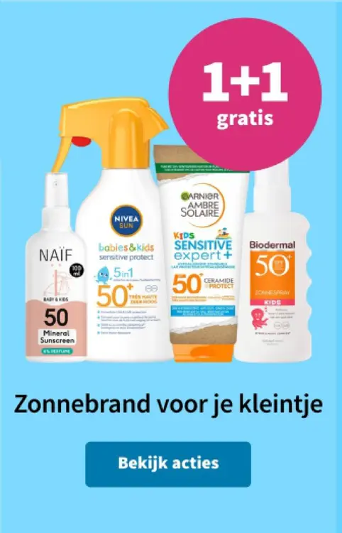 Promotie: Zonnebrand voor je kleintje