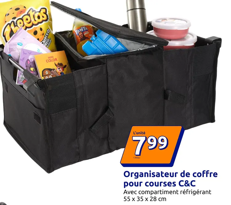 Offre: Organisateur de coffre pour courses C&C