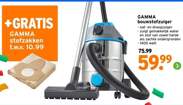 Aanbieding: bouwstofzuiger