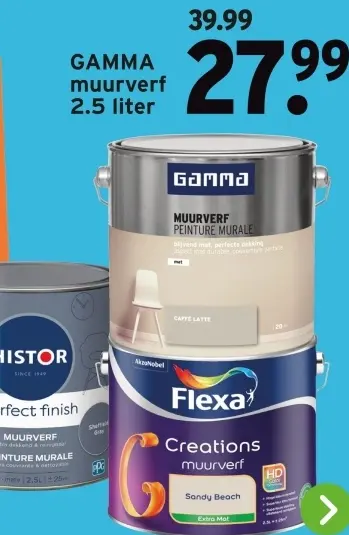 Aanbieding: GAMMA muurverf