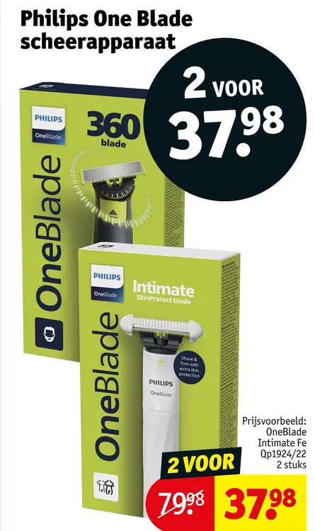 Aanbieding: Philips One Blade scheerapparaat