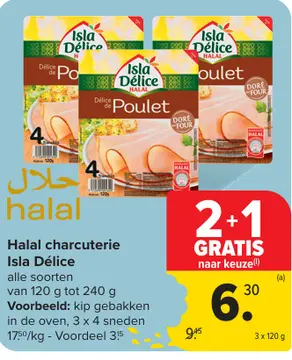 Aanbieding: Halal charcuterie Isla Délice