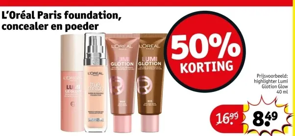Aanbieding: Foundation, concealer en poeder