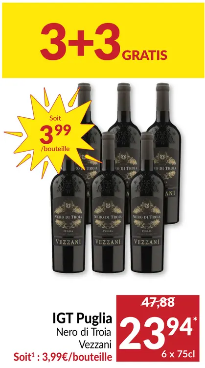 Offre: IGT Puglia Nero di Troia