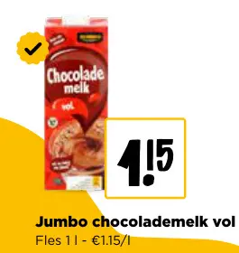 Promotie: Chocolademelk vol