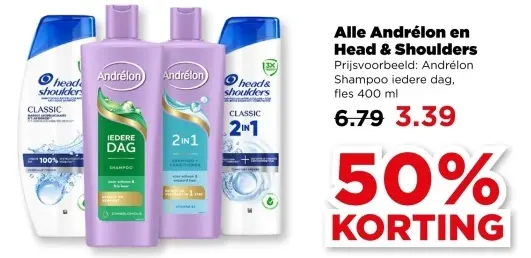 Aanbieding: Andrélon Shampoo iedere dag