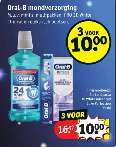 Promotie: Oral-B mondverzorging
