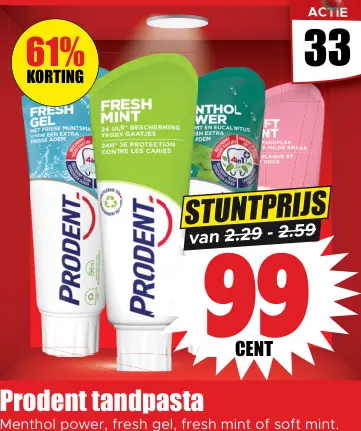 Aanbieding: Tandpasta