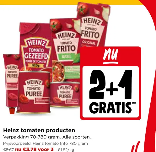 Promotie: Tomaten producten