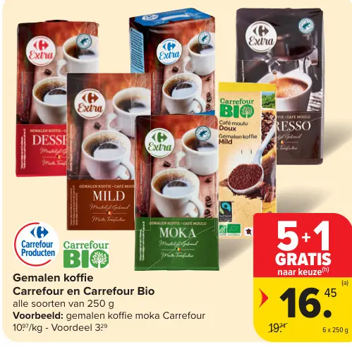 Promotie: Gemalen koffie