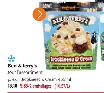 Offre: Ben & Jerry's Brookie Dough