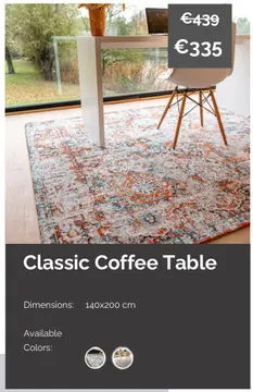 Aanbieding: Classic Coffee Table