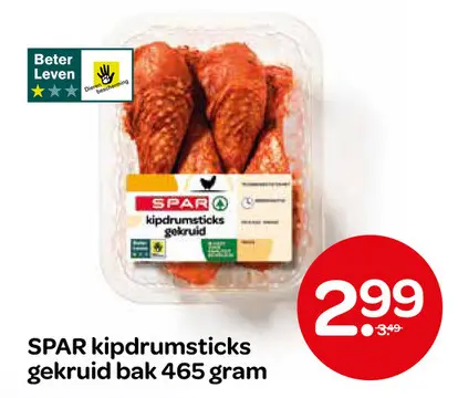 Aanbieding: kipdrumsticks gekruid