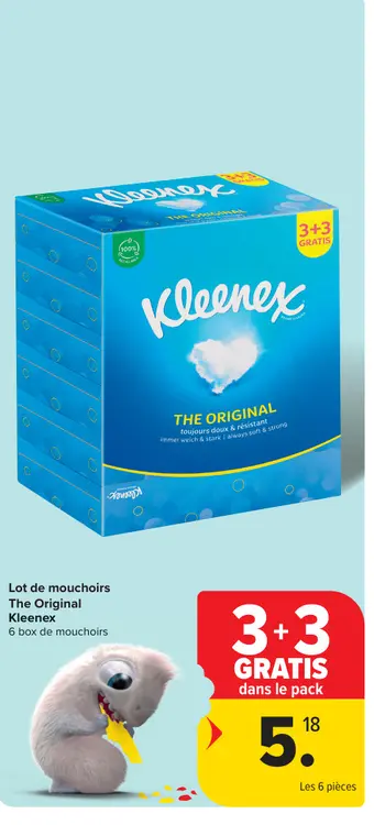 Offre: Lot de mouchoirs The Original