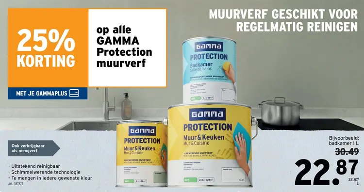 Promotie: GAMMA Protection Muur & Keuken / Badkamer
