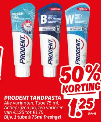 Aanbieding: Tandpasta