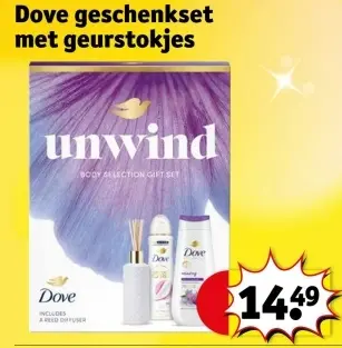 Aanbieding: Dove geschenkset met geurstokjes