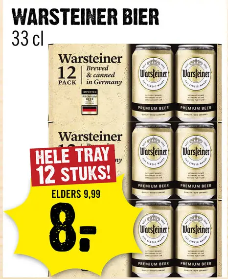 Aanbieding: Warsteiner bier