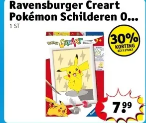 Offre: Ravensburger Creart Pokémon Schilderen Op Nummer