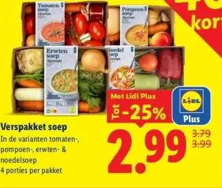 Aanbieding: Verspakket soep