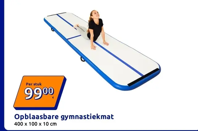 Promotie: Opblaasbare gymnastiekmat