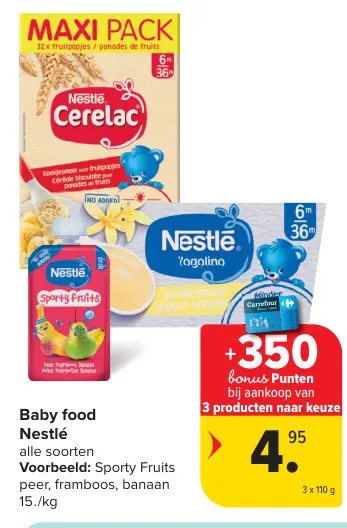Promotie: Baby food