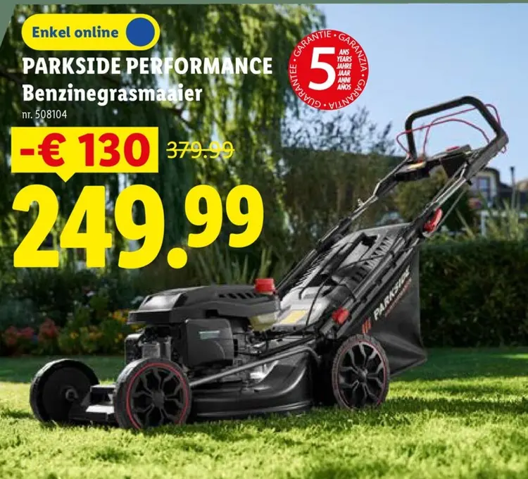 Promotie: PARKSIDE PERFORMANCE Benzinegrasmaaier
