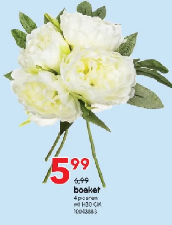 Promotie: boeket