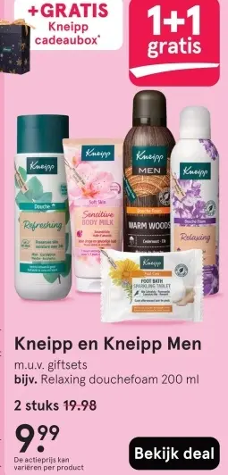 Aanbieding: Kneipp en Kneipp Men