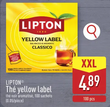 Offre: Thé yellow label