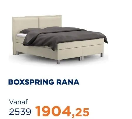 Aanbieding: Boxspring rana