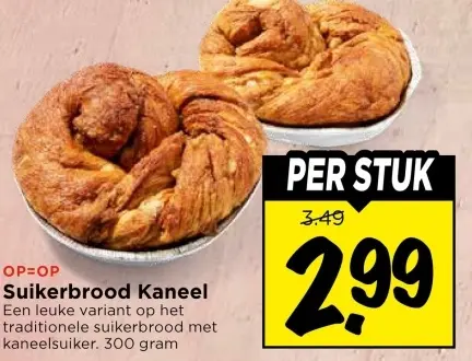 Aanbieding: Suikerbrood Kaneel