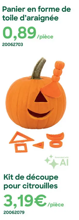Offre: Panier en forme de toile d'araignée