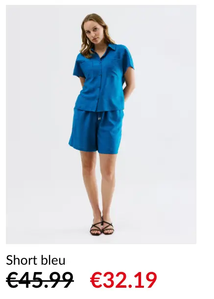 Offre: Short bleu