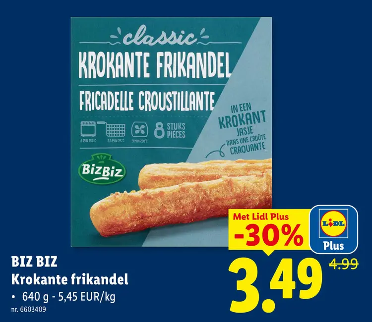 Promotie: Krokante frikandel