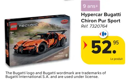 Offre: Hypercar Bugatti Chiron Pur Sport