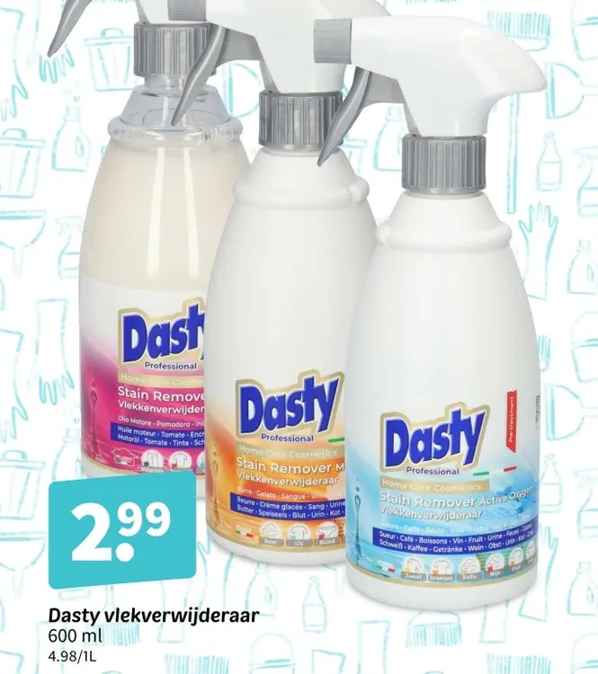 Promotie: Dasty vlekverwijderaar