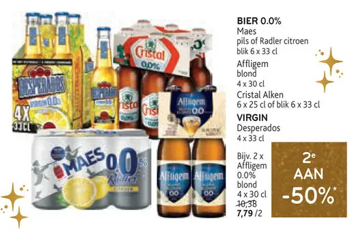 Promotie: Bier 0,0% of Virgin