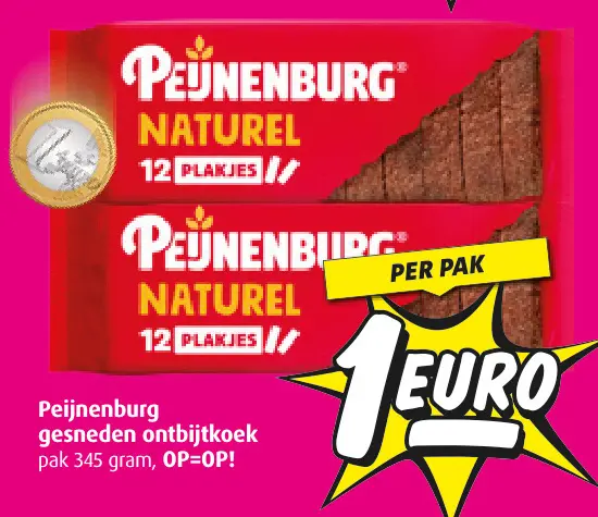 Aanbieding: gesneden ontbijtkoek
