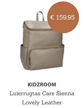 Aanbieding: Kidzroom Luierrugtas Care Sienna Lovely Leather