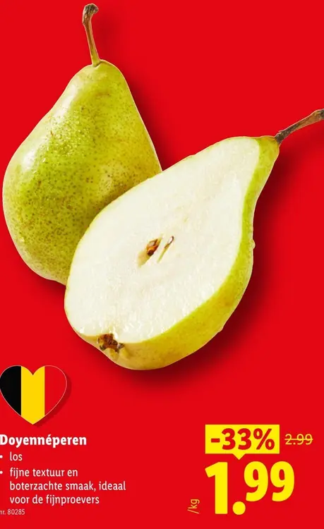 Promotie: Doyennéperen
