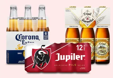 Offre: Corona Extra, Tripel Karmeliet, Jupiler