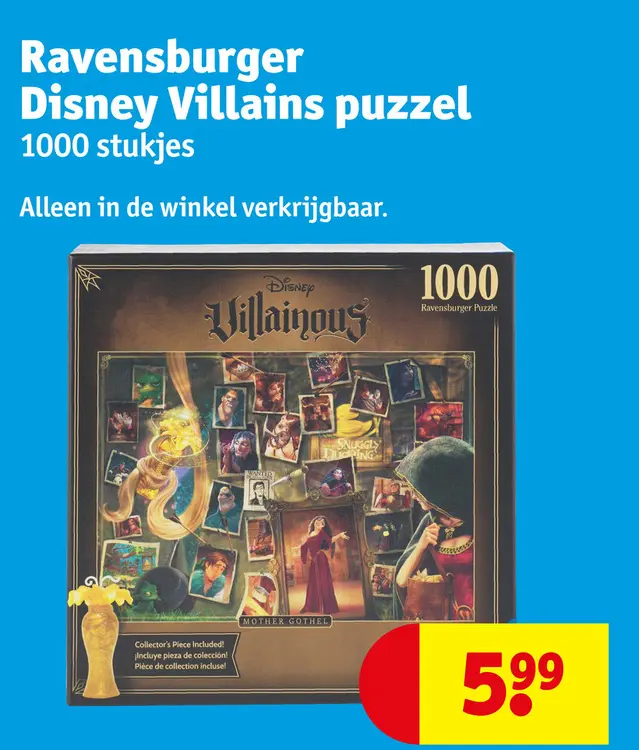 Aanbieding: Disney Villains puzzel