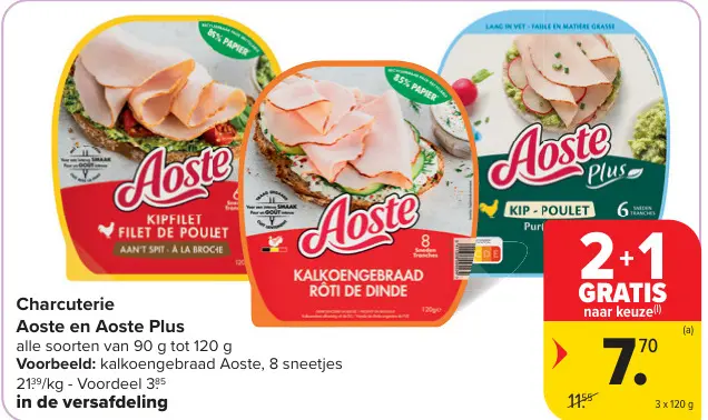 Promotie: Charcuterie Aoste en Aoste Plus