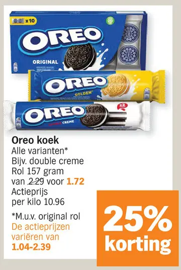 Promotie: Oreo koek