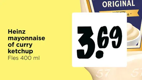 Aanbieding: Mayonnaise of curry ketchup